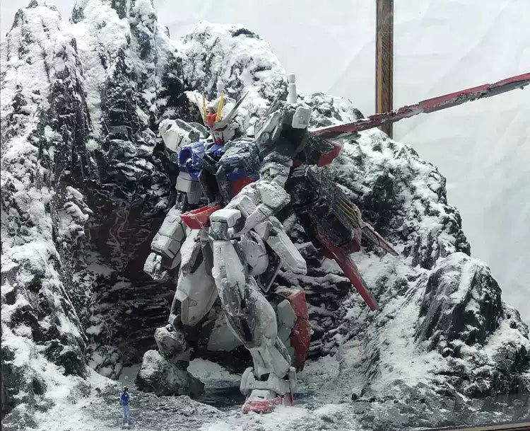 Bandai Mg Snow-mountain MB Strike/Freedom/Barbatos Gundam - MirageGundam