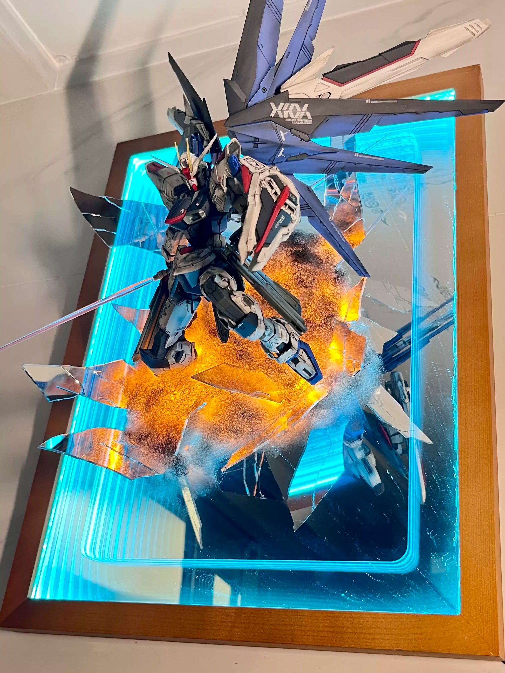 Bandai MG Barbatos/Freedom/Strike Broken Mirror（blue） Gundam - MirageGundam