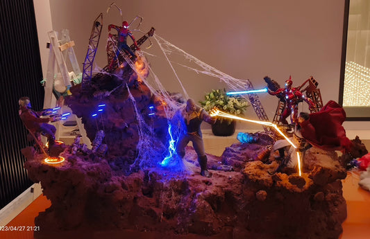 Avengers Endgame – United Against Thanos Epic Diorama - MirageGundam