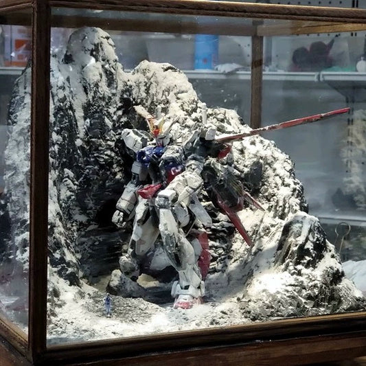 Bandai Mg  Snow-mountain MB Strike/Freedom/Barbatos Gundam