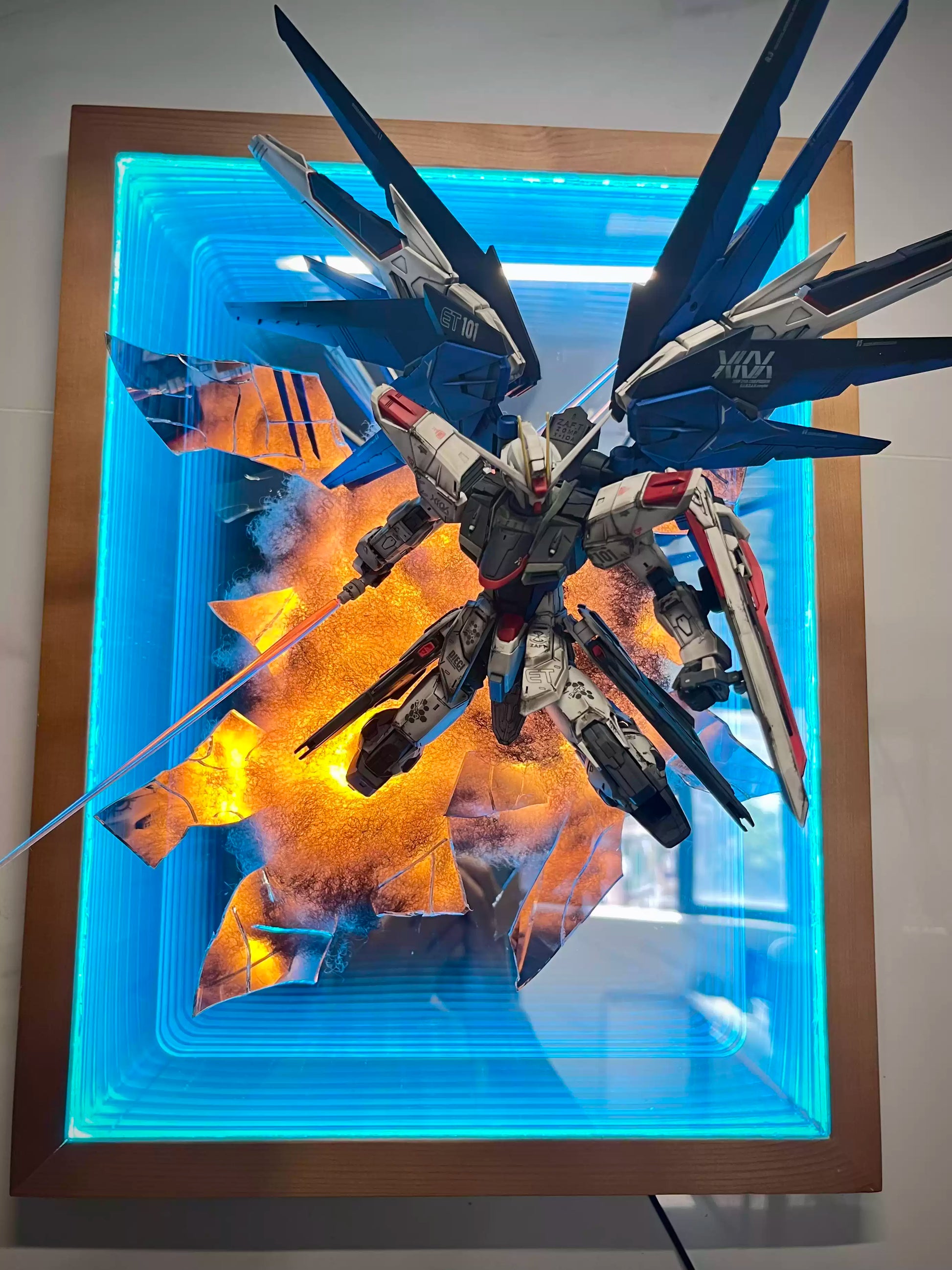 Bandai MG Barbatos/Freedom/Strike Broken Mirror（blue） Gundam - MirageGundam