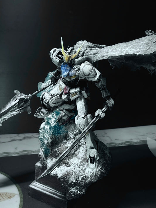 Bandai MG Barbatos/Freedom/RX-78-2/Exia Snow-Platform Gundam