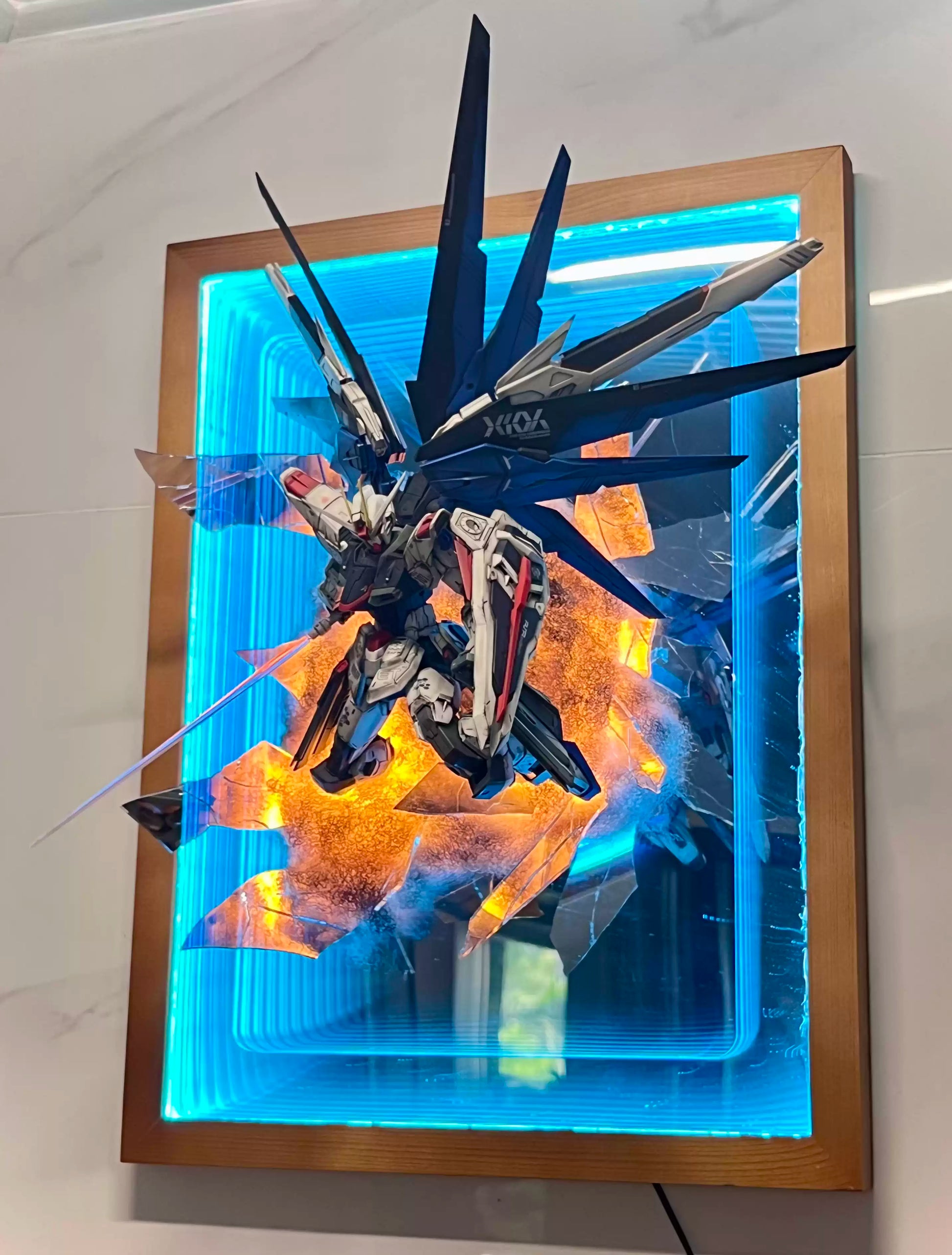 Bandai MG Barbatos/Freedom/Strike Broken Mirror（blue） Gundam - MirageGundam